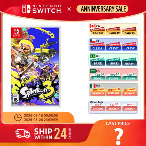 Splatoon 3 - Nintendo Switch Game Deals 100% Official Original Physical Game Card Action Multiplayer
