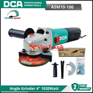 DCA ASM10-100 Mesin Gerinda Tangan Listrik 4" Angle Grinder ASM 10-100 VARIABLE SPEED