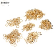 114OMYZUSHOP 540 PCS Wire Lugs Assortment, M3 M4 M5 M6 M8 M10 O Type Ring Terminals Ring Terminal, N