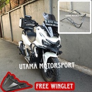 Tubular Crashbar ADV-160 Full Body Dan Free Winglet Bebek MHR Racing