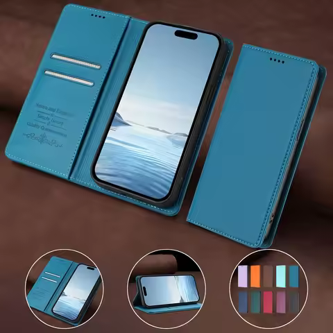 Leather Flip Wallet Case For TCL 60 SE Nxtpaper 60R 50 Pro XE LE XL 40 40R 30Z 30T 30 20R 4G 5G Magn