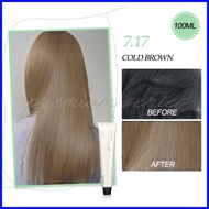 ➧ ∥ ― Bremod premium hair color with oxidizer Cold brown 7.17