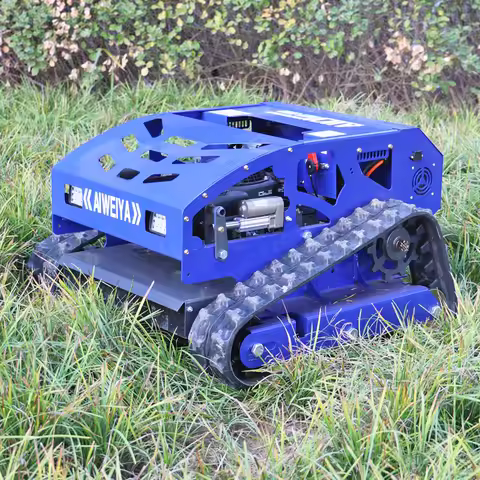 Customized Tracked Remote Control Lawn Mower Garden Lawn Mower Robot Lawn Mower for Sale