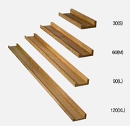 Narvik Oak wall rack shelf rak dinding
