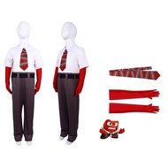 MITULI ความโกรธความกลัว ชุดคอสเพลย์ Inside Out 2 การ์ตูนลายการ์ตูน ความโศกเศร้า เครื่องแต่งกายฮาโลวี