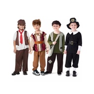 Halloween Traditional European Little Boy Dress Up Kindergarten Retro Farmer Farmer Fairy Tale Drama