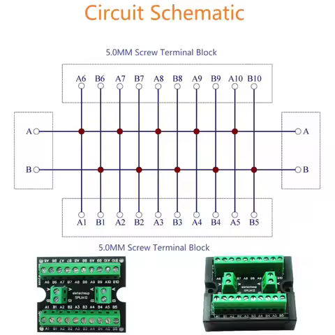 RS485 I2C CAN 1-Wire BUS Hub Splitter Master-Slave Ring Network Wiring for ESP32 Remote IO PV invert