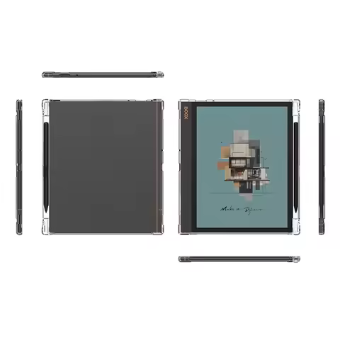 For Onyx Boox Note Air/Air2+/Air3/Air3C Case Transparent TPU Soft Cover with 4 Corner Airbags Shockp