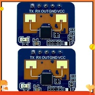 2Pcs HLK-LD2410C 24G Human Presence Sensor BT Function App  Sensing Module FMCW Millimeter Wave Moti