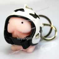 Mochi Squishy Squeeze Healing Toy Soft Fun Joke Helmet Keychain Pendant Strap