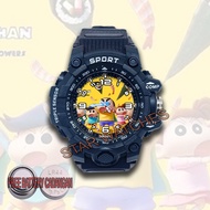 Jam Tangan Anak Laki Karatketr Shincan 02 Anti Air FREE Baterai Cadangan