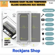 Tempered Glass Samsung S25 Ultra S25 Plus Anti-Scratch Ringke Easy Slide S25 S25 Plus/ S25 Ultra/