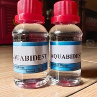 Aquabidest 100ml // destilled water 