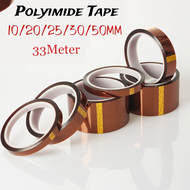 33meter High Temperature Polyimide Tape Heat Resistant Insulation Kapton Polyimide Film Adhesive Tap