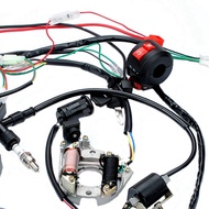 For Motorcycle ATV Quad Pit Bike 50 70 90 110 125Cc Wiring Harness Full Complete Electrics Wiring Ha