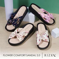 Flower Comfort Shoes (Comfortable Sandal, Rizka Sandal, Women Sandal)