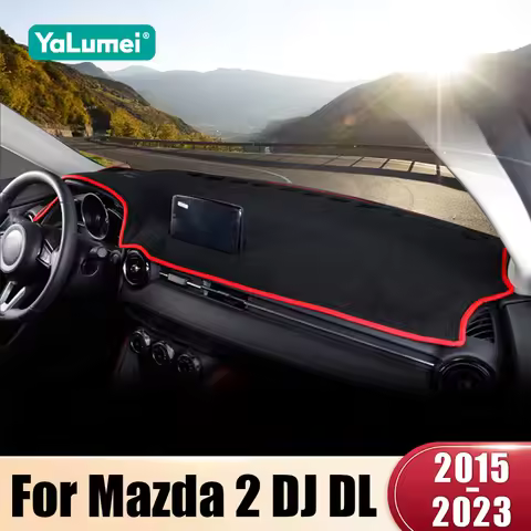 For Mazda 2 DJ DL 2015 2016 2017 2018 2019 2020 2021 2022 2023 Car Dashboard Cover Instrument Desk S