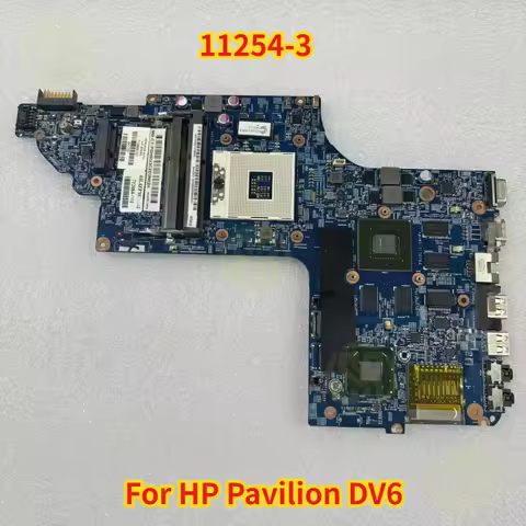 11254-3 712084-001 For HP Pavilion DV6 Laptop Motherboard GT635M 2G GPU HM77 Test OK