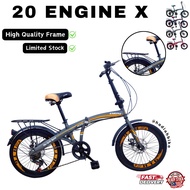 FOLDING BIKE ENGINEX 20 INCH/BICYCLE GEAR FOLDING