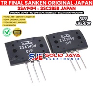 TR FINAL SANKEN 2SA1494 2SC3858 ORIGINAL TRANSISTOR 2SA 1494 2SC 3858 A1494 C3858 SANKEN ORIGINAL TR