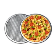 【HEPA】8-16inch Thickened Aluminum Pizza Mesh Plate Pizza Plate Baking Mold
