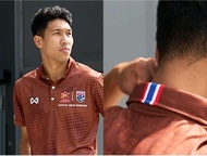 เสื้อโปโล M150 WARRIX คอปกตัดเย็บแบบปกสั้น ทันสมัย สีน้ำตาล ไซส์ (M.)  พร้อมกระดุมเล็ก 2 ข้างไว้กระช