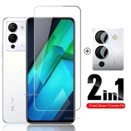 2in1 Full Transparent Tempered Glass For Infinix Note 12 VIP 12vip Infinix Note 12 G96 Note12VIP Not