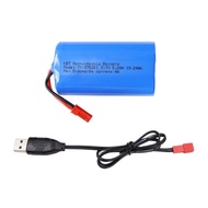 KBT 3.7 Volt 5200mAh Li-ion Rechargeable Battery Pack for RC Car, JST-2Pin Plug 3.7 Volt Lithium-ion