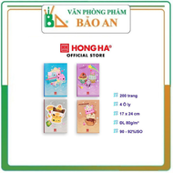 Vở 4 ô ly 200 trang Hồng Hà South Star Cupcake 0748 (5 quyển) được thiết kế hình ảnh ngộ nghĩnh dễ t