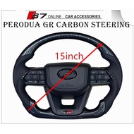 perodua gr carbon steering