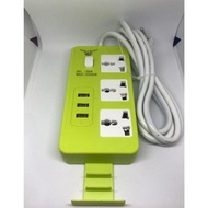 3 IN 1 POWER SOCKET HOLDER USB SOCKET