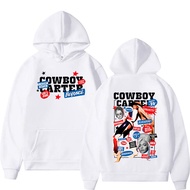 Beyonce Cowboy Carter Tour 2025 Album Printed Mens Hoodie Hip Hop Aesthetic Mens Sweatshirt