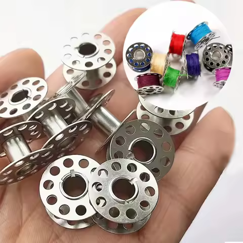 12PCS Sewing Machine Bobbins - Durable Metal Construction for Brother Sewing Machine, Essential Sewi