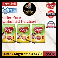Dumex Dugro 3 / 4 / 5 (Asli / Madu / Coklat) (850g) Exp: 04/2027 (Original / Honey / Chocolate) (New