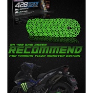 * NEON GREEN * RK TAGASAGO XW-RING 428GXW SPROCKET CHAIN 428H 132H 132J