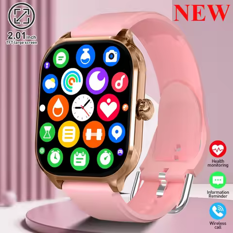 2025 New Fashion Smart Watch Heart Rate Monitor Sports Fitness Watch Waterproof Voice Calling Smart 