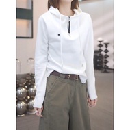 half zipper sweatshirt sweatshirt woman Pure Cotton Hooded Sweatshirt - Plus Size, Early Spring Half