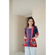 Batik PARISYA - Monica B00161, Latest Modern Batik Blouse Women's Batik Shirt