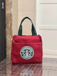 NeW กระเป๋าstarbucks กระเป๋าผ้า กระเป๋าผ้าแคนวาส พร้อมส่งในJIA SHOP-xbk269