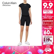 CALVIN KLEIN กางเกงเลคกิ้งขาสั้นผู้หญิง CK Performance รุ่น 4WF3L720 001 - สีดำ