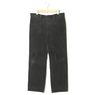 กางเกงขายาวผ้าลูกฟูกคอตตอน URU 19AW ผลิตในญี่ปุ่น ทรงขากว้าง สีน้ำตาลเข้ม ไซส์ 2 รหัส 19FUP12 สินค้า