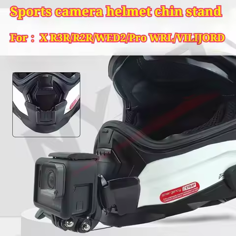 For X.WED2/Pro WRL/XR2/R3R/VILIJORD Helmet Chin Brace Cycling Accessories for Gopro Insta360 Sports 