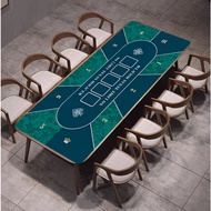 60x120cm THẢM POKER Cao su mặt trơn chuyên nghiệp siêu bền DÀY 3mm dành cho 8 người bo viền thảm Bài