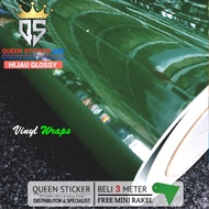 Stiker Sticker Skotlet Putih Hitam Biru Merah Pink Kuning Hijau Orange Polos Gloss Dan Doff Matte Un