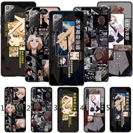 Tecno Spark 20 20S 20C Pop 5 LTE Camon Pova 4 5 Pro 4G 5G 240129 Black soft Phone case Tokyo Revengers Anime Cartoon