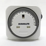 Eurosafe 24hrs 13A Plug In Timer Switch [SIRIM] (White)