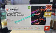 ⭕️🌟全新行貨🌟⭕️ Verbatim 威寶 便攜式雙螢幕顯示器 15.6" FHD 1920 x 1080 即插即用 相容於 macOS Windows 便攜式 顯示器 32408🌟⭕️
