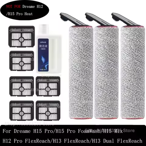 For Dreame H15 Pro/H15 Pro FoamWash/H15 Mix/H12 Pro FlexReach/H13 FlexReach/H13 Dual FlexReach Rolle