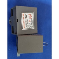Fan CAPACITOR CBB61A CBB61 6UF 500VAC Plug Square Body 4PIN A1229 CBB61A 6UF 500VAC 46*22*40mm