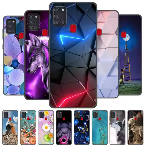 For Samsung A21S Case Phone Cover Silicone Soft TPU Back Cover for Samsung Galaxy A21S Case A 21S A2
